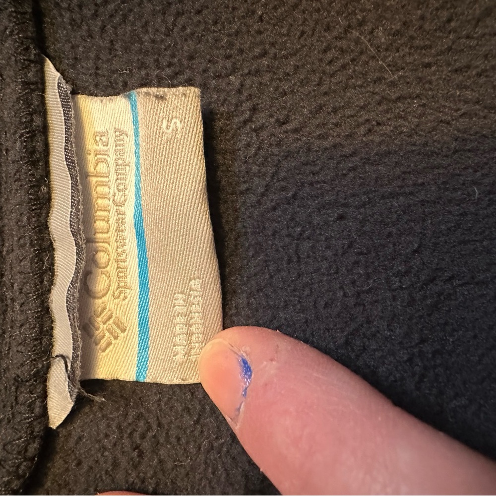 Columbia women’s quarter zip fleece pullover black size small - Picture 6 of 6